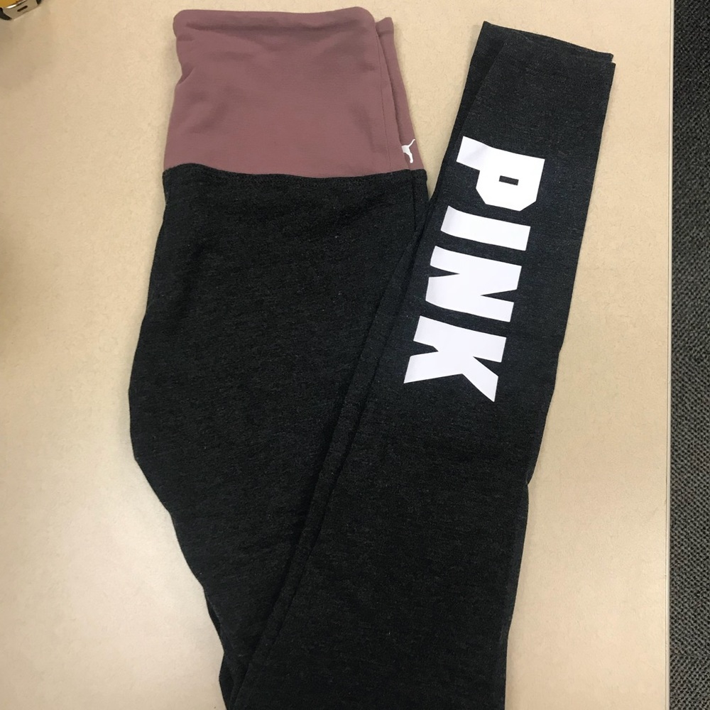 PINK high waist cotton legging